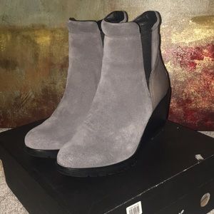 SOREL ‘After Hours Chelsea’ Wedge, Quarry Gray, 10